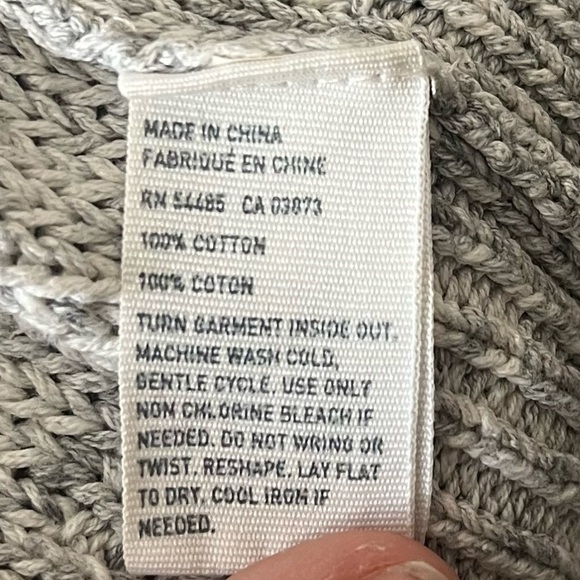 American Eagle Light Grey Knit Cardigan Size XS/S - Picture 7 of 7